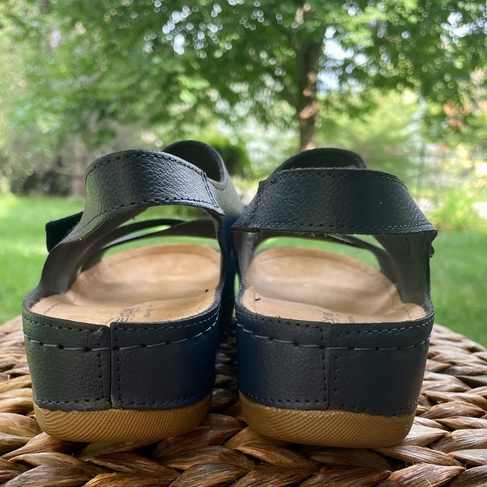 New Spring Step Flexus Navy Blue Hook & Loop Clos… - image 7